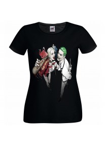 Дамска тениска на Suicide Squad - HARLEY QUINN & The joker